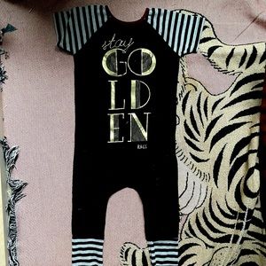 Rags to Raches Romper unisex -1.5-2 T